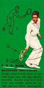 FHD Wilde-反手半截击，c1935。 作者 不明