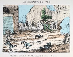 巴黎公社陷落，1871年 作者 不明