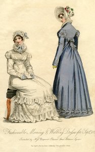 1823年9月以来的时尚早礼服和便服 作者 不明