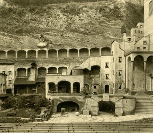 奥地利萨尔茨堡Felsenreitschule的浮士德镇，建于1935年。 作者 不明