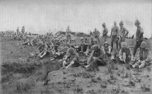1902年在埃斯特考特进行脚检查 作者 不明