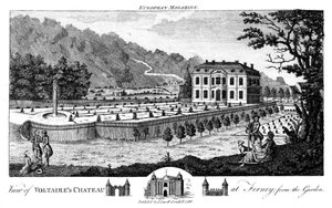费尼（Ferney），1786年在瑞士日内瓦附近 作者 不明