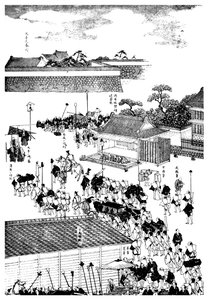 封建首领游行进入日本幕府，1904年 作者 不明