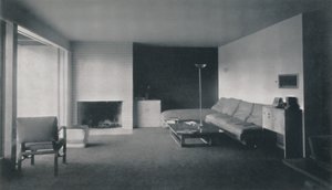 理查德·诺伊特拉（Richard J.Neutra）的壁炉角，1942年 作者 不明