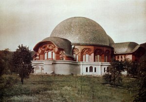 第一张Goetheanum，正面朝南，瑞士多纳赫，1922年 作者 不明