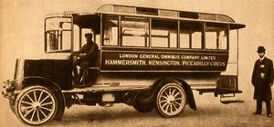 LGOC的第一辆公共汽车，1904年，1933年。 作者 不明