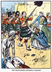 1857年9月25日，印度兵变拉克瑙（Lucknow）的第一次救济 作者 不明