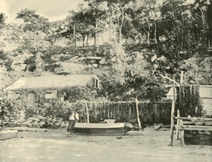 1901年，科摩罗渔人小屋。 作者 不明