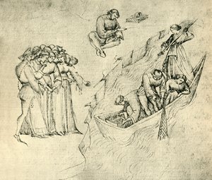 渔民，十五世纪中叶，1943年。 作者 不明