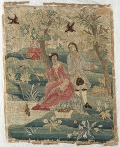 渔妇，1700年代。 作者 不明