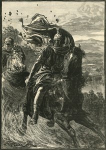 1890年，庞培从法属战场逃出。 作者 不明