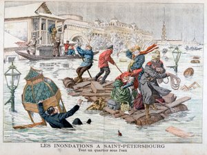 1903年，俄罗斯圣彼得堡发生洪灾 作者 不明