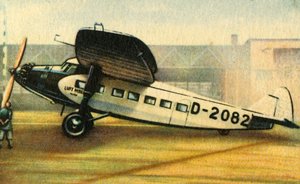 Focke-Wulf一架38Möwe飞机，1932年。 作者 不明
