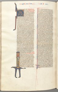 大声笑476v，James，历史记录的首字母I，James长卷着站立，c。 1275-1300。 作者 不明