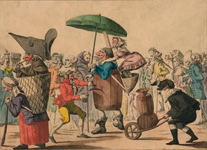 Folies De Carnaval，18世纪末-19世纪初。 作者 不明