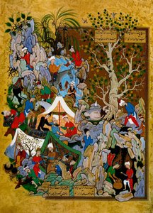 贾米（Hami Awrang）七宝座的对开本（1539-1543） 作者 不明