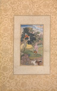 Kathasaritsagara的对开本，约1590年。 作者 不明