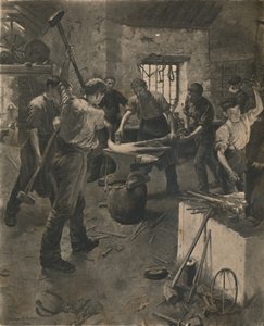 锻造锚，1892年。 作者 不明