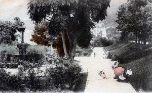 20世纪香港的公共花园喷泉 作者 不明