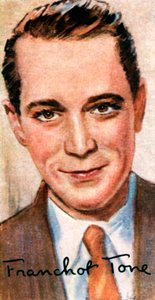 Franchot Tone，1905-1968年，美国演员，二十世纪 作者 不明