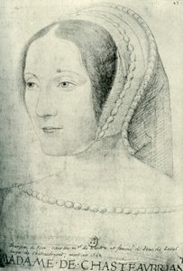弗朗索瓦·德·富瓦（Françoisede Foix），Châteaubriant小姐，16世纪初，1907年。 作者 不明