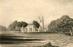 弗兰特教堂（Frant Church），1835年。 作者 不明