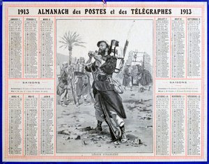 法国外籍兵团，1913年 作者 不明