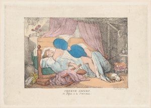 法国的奢侈品，或称Repos a la Francaise，1800-20.，1800-20. 作者 不明