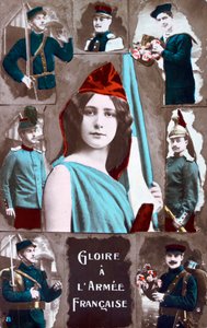 法国第一次世界大战明信片，1914-1918年 作者 不明