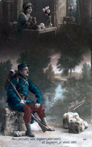 法国第一次世界大战明信片，1914-1918年 作者 不明