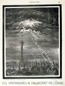 法国反普鲁士漫画，1871年。 作者 不明