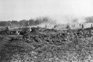 1918年，法国皮卡第，索姆河与瓦兹河之间的法国反攻 作者 不明