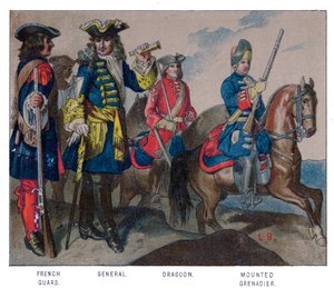 法国军装，1704年 作者 不明