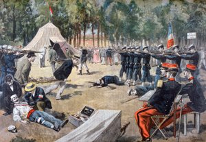 法国军事演习：急救人员，1897年 作者 不明