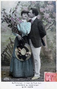 法国浪漫明信片，c1900 作者 不明