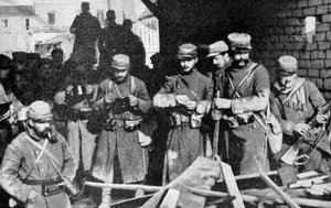 第一次世界大战，1915年法国香槟的法国士兵安息 作者 不明