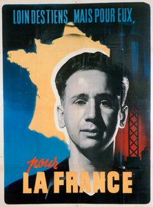 法国志愿工作海报，c1942-1944