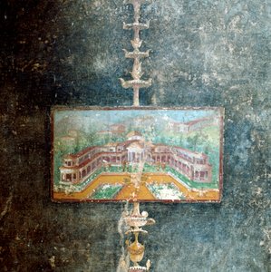 壁画，Vettii别墅，庞贝城。 c62-79 AD 作者 不明