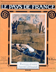 1915年9月9日，法兰西支付地区（Pays de France）的封面 作者 不明