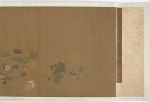 水果、蔬菜、花卉和昆虫，明代，1368-1644。 作者 不明