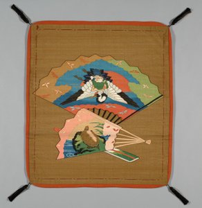 Fukusa礼品封面，日本，江户时代后期1789-1868年明治时代1868-1912年，19世纪。 作者 不明