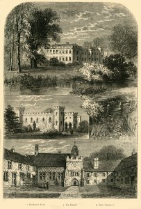 1798年的富勒姆宫，c1878年。 作者 不明