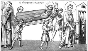9世纪，圣塞塞尔的葬礼，1849年 作者 不明