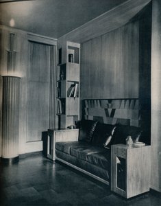 私人办公室的家具和内部。由约瑟夫·西内尔（Joseph Sinel）设计，1930年 作者 不明