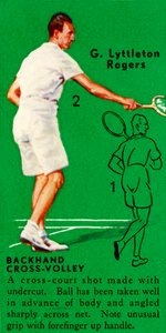 G.Lyttleton Rogers-反手交叉凌空，c1935年。 作者 不明