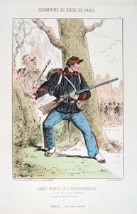 巡逻机动警卫队，巴黎围困，1870-1871年 作者 不明