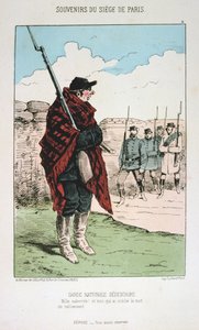 国民警卫队久坐，巴黎围困，1870-1871年 作者 不明