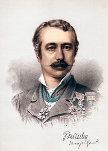 石榴石约瑟夫·沃尔瑟利（Garnet Joseph Wolseley），沃尔瑟利子爵，爱尔兰出生的英国士兵，c1880 作者 不明