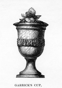 加里克斯杯，从莎士比亚桑树上雕刻而成，18世纪，1840年 作者 不明