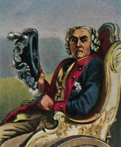 福魁将军（1698-1774）。 -Menzel绘画，1934年。 作者 不明